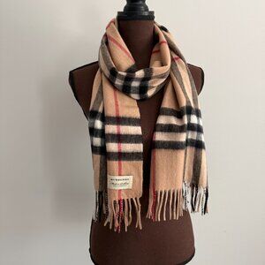 New Burberry Iconic Cashmere Scarf